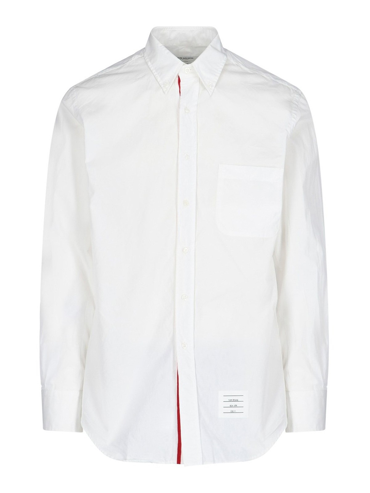 Signature grosgrain placket shirt