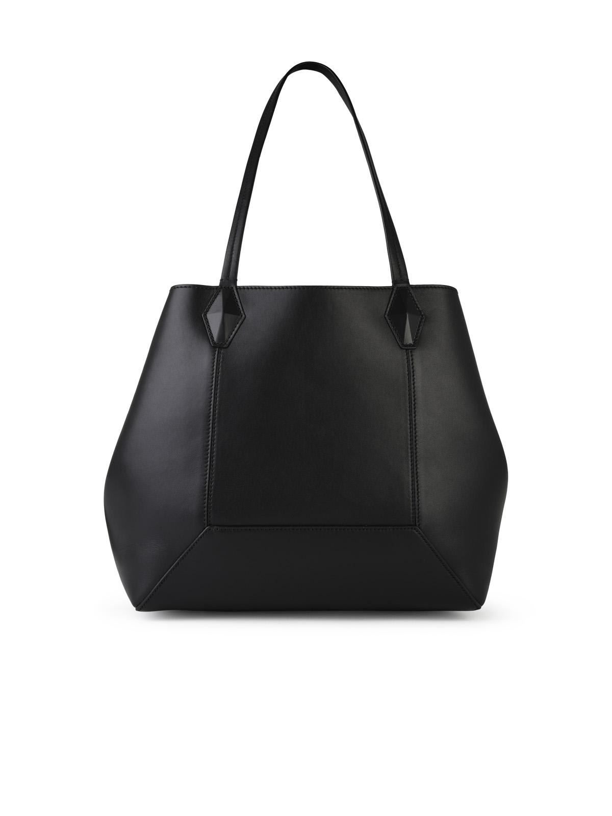 Diamond Black Leather Bag