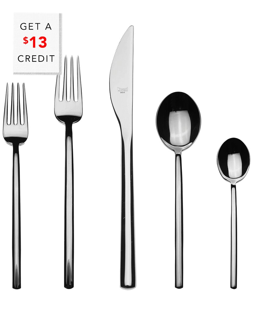 5Pc Flatware Set With $13 Credit