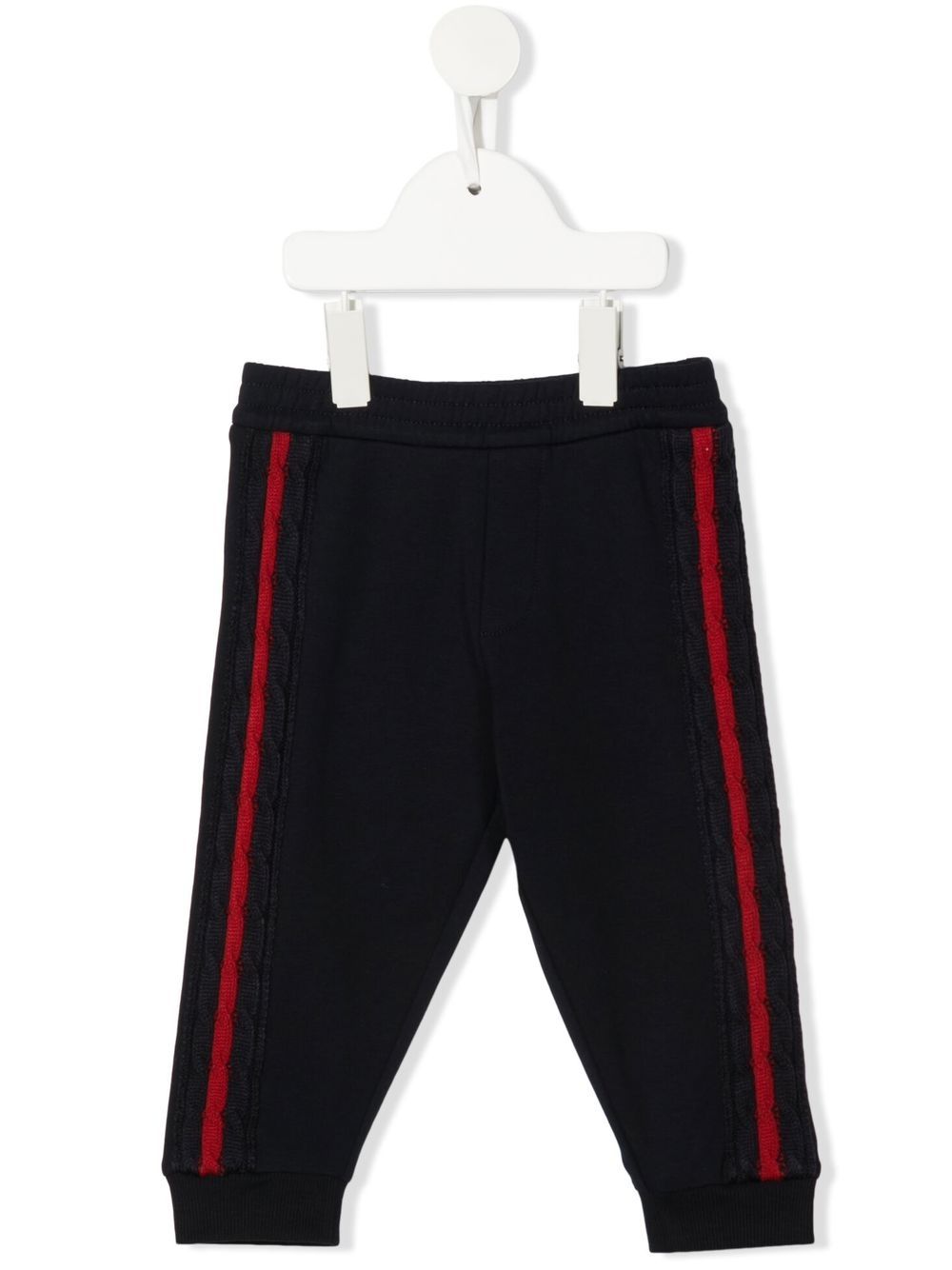 Logo-patch tracksuit bottoms - Blue
