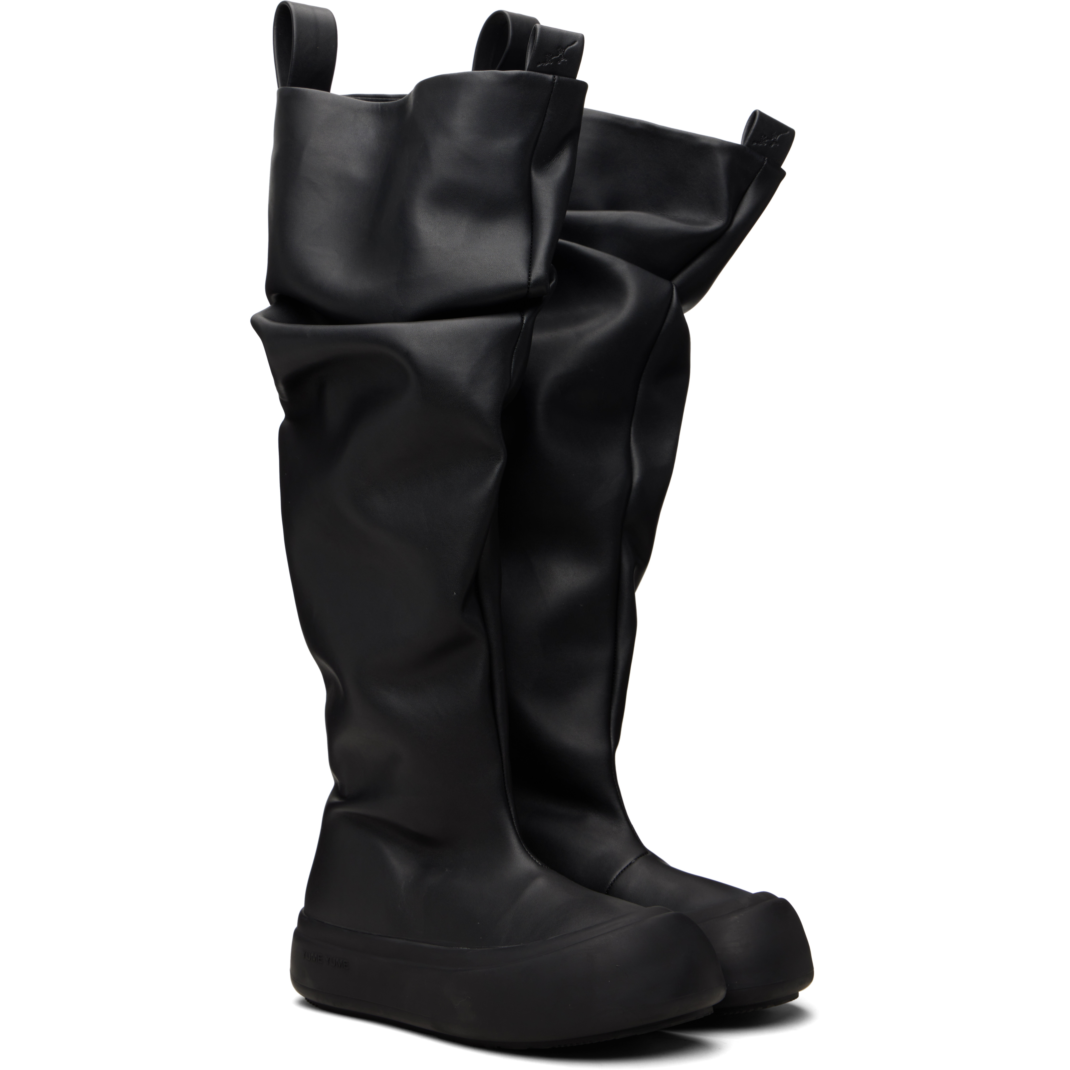 Black Fisherman Chelsea Boots