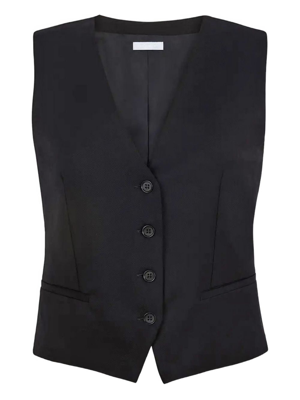 Twill waistcoat - Black