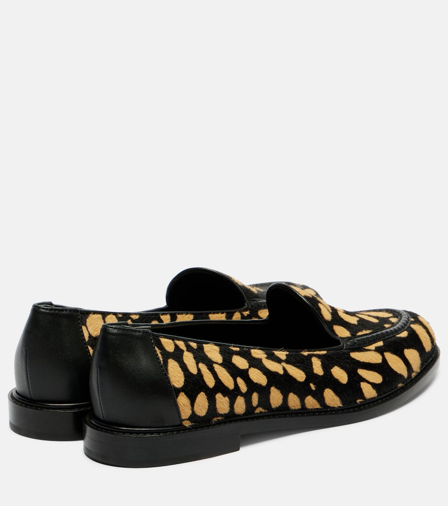 Maxy calf hair loafers