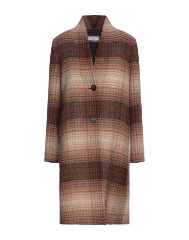 Peserico Woman Coat Camel Size 10 Virgin Wool, Alpaca wool