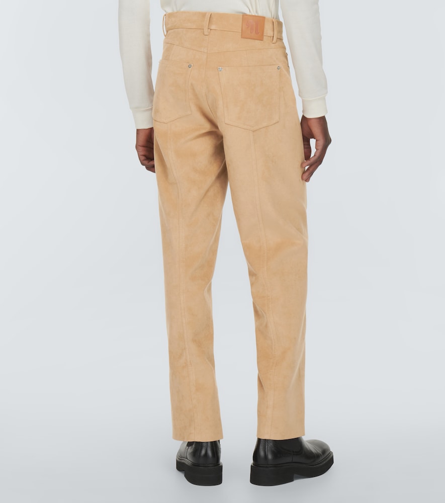 Nanushka Regenerated leather suede pants