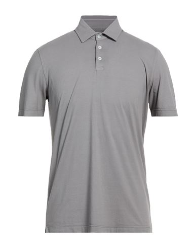 Man Polo shirt Taupe Size 40 Cotton