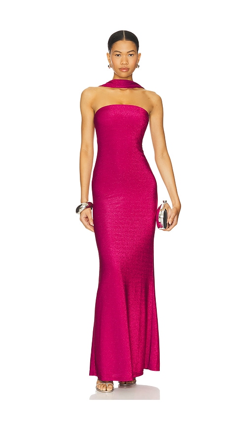 DELFI MAXIKLEID MICA in Pink. Größe XL. Also in L