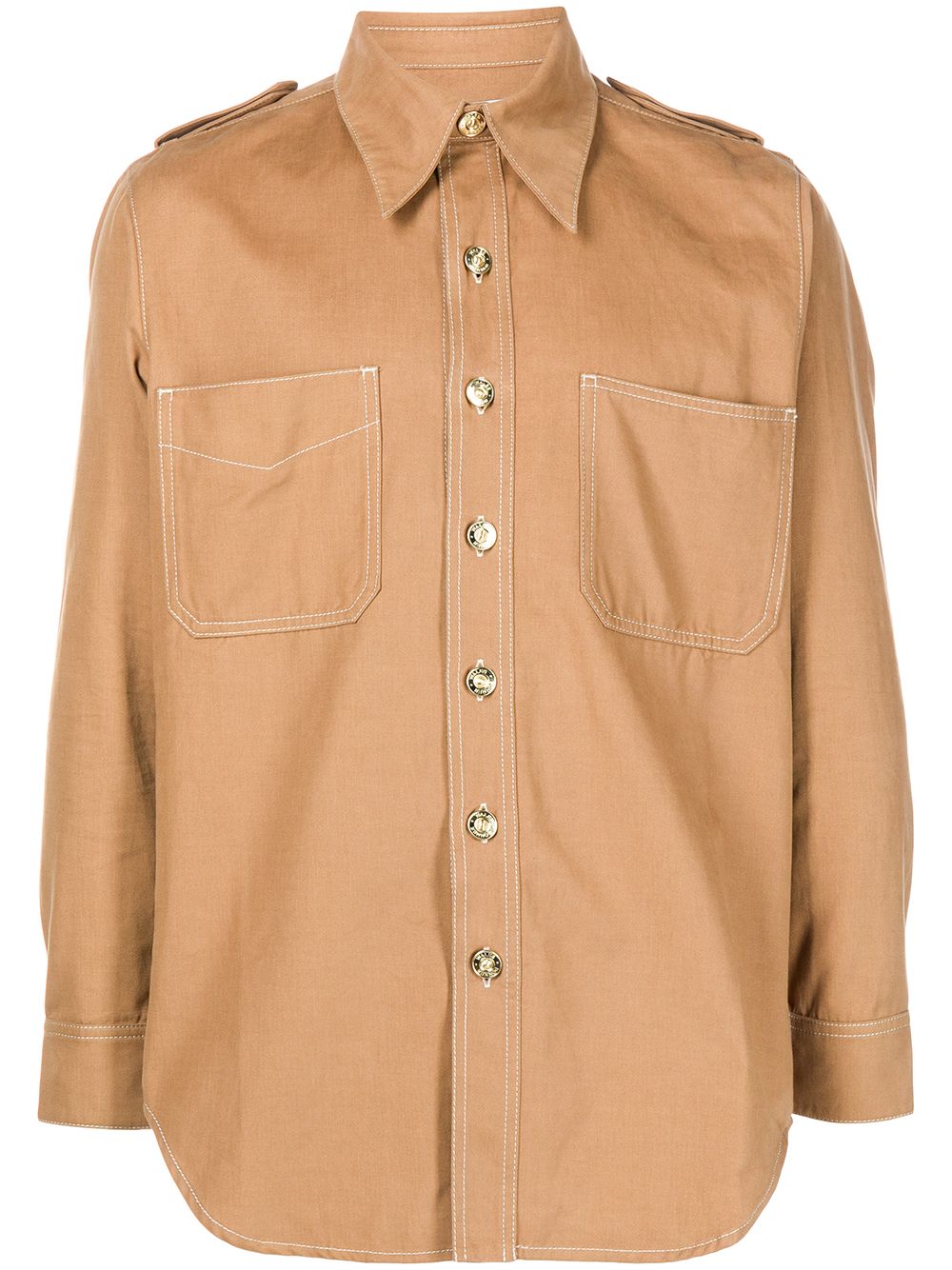 Isaac utility shirt - Brown