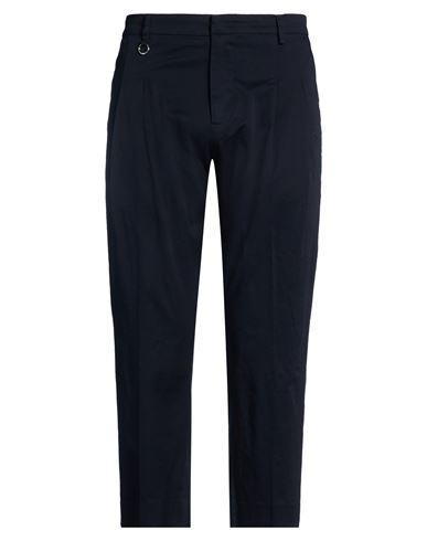 Man Pants Navy Size 30 Cotton, Elastane