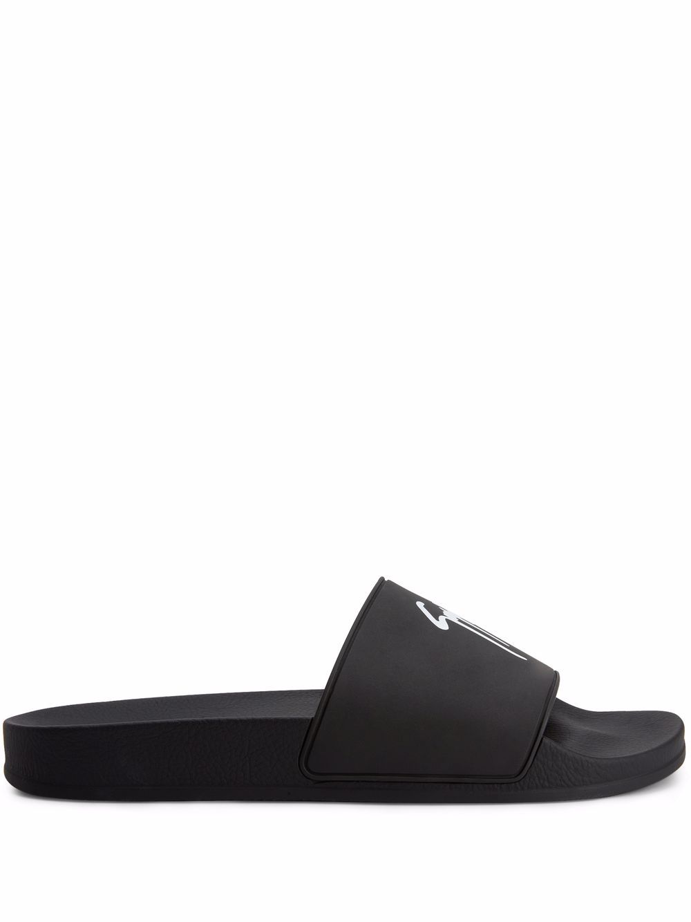 Brett logo print slides - Black