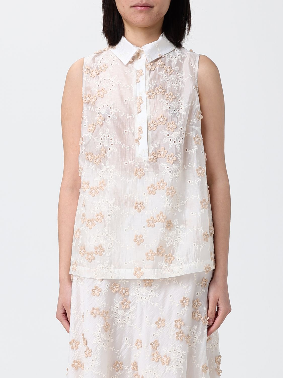 Skirt Woman color Beige