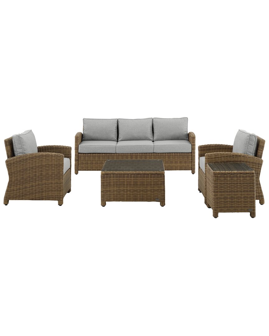 Bradenton 5Pc Outdoor Wicker Sofa Set