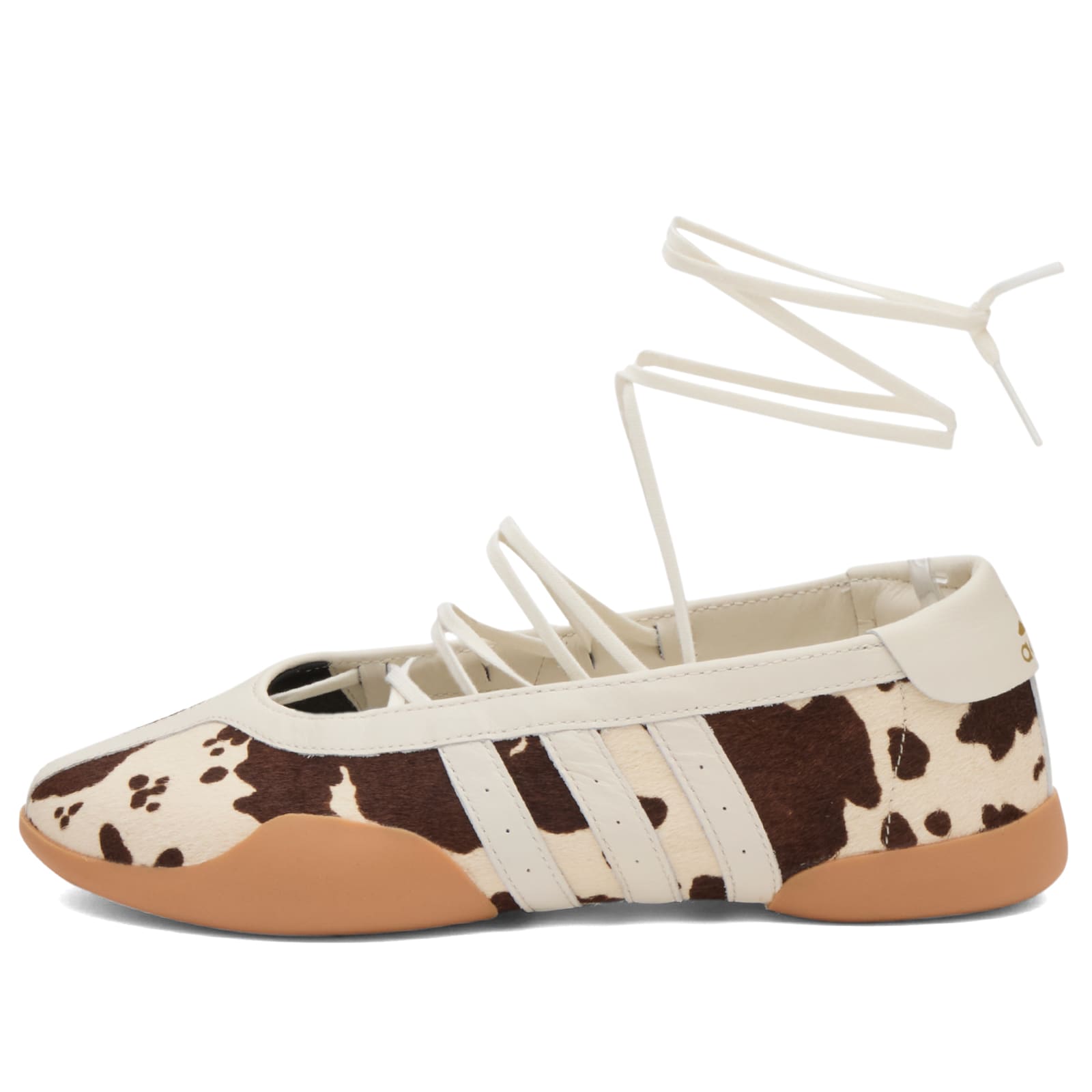 Women's Taekwondo Mei Ballet Cow Sneakers in Aurora Coffee/Ftwr White/Gum