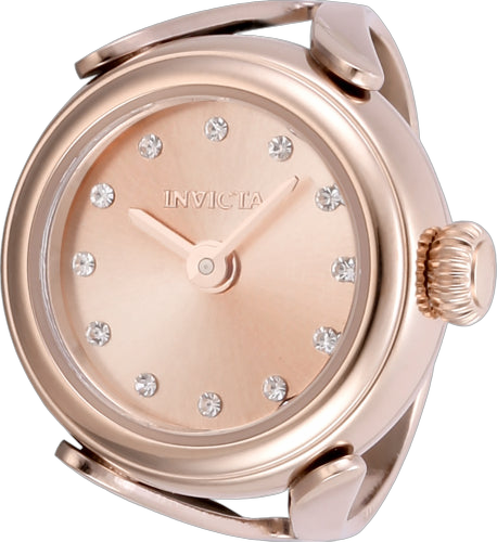 Diamond-Dial Rose Gold Watch — Rose gold