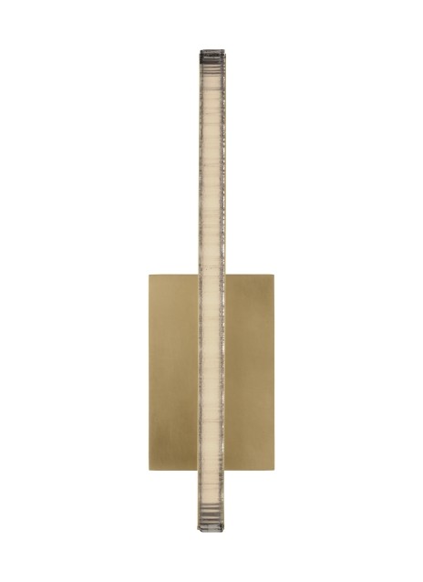Natural Brass LED Wall Sconce from the Serre Collection