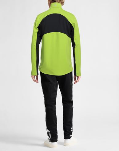 Man Jacket Lime green Size L Polyester, Polyurethane