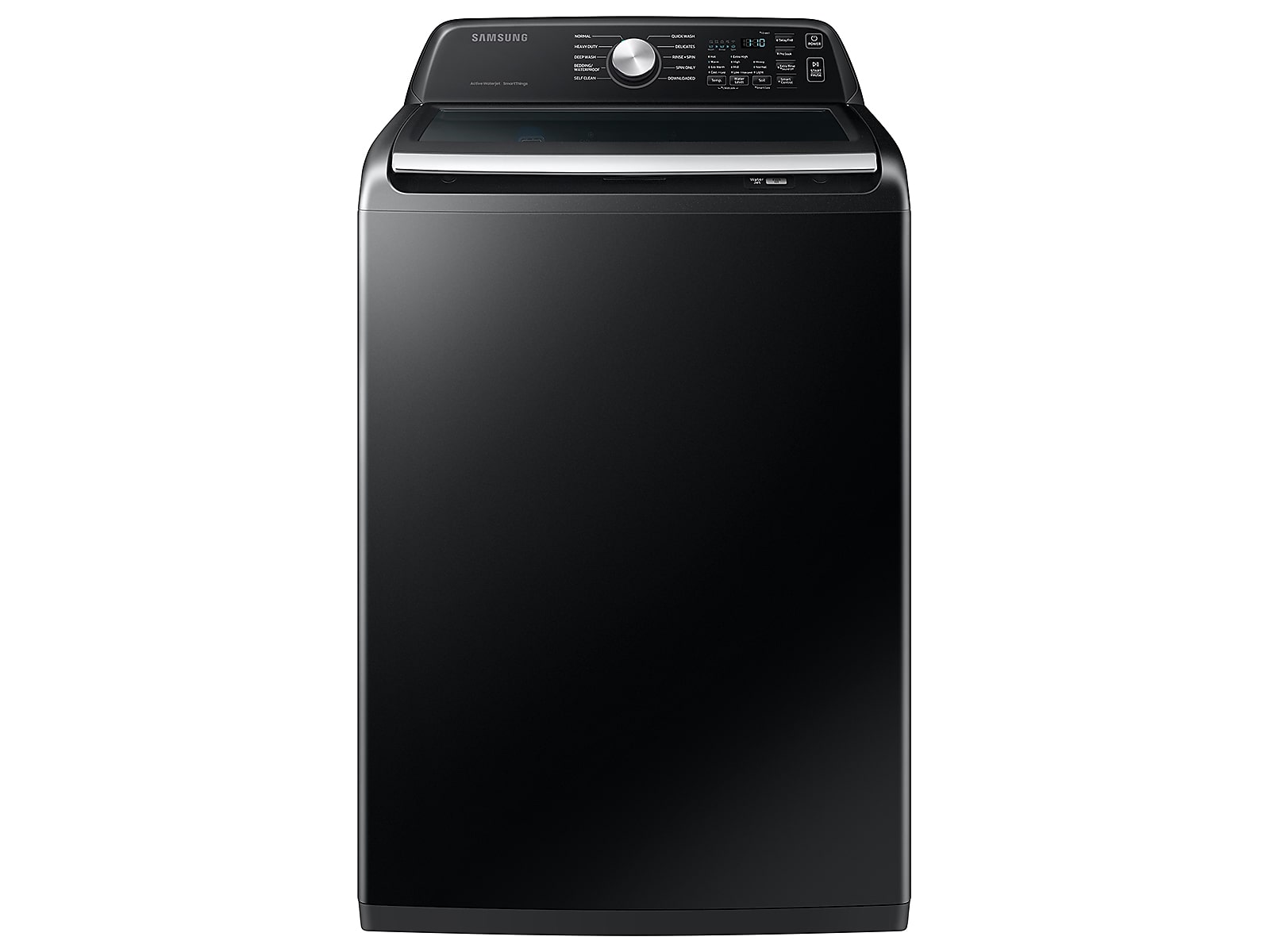 4.6 cu. ft. Large Capacity Smart Top Load Washer with ActiveWave™ Agitator and Active WaterJet in Brushed Black(WA46CG3505AVA4)