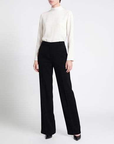 Woman Pants Black Size 10 Polyester, Elastane