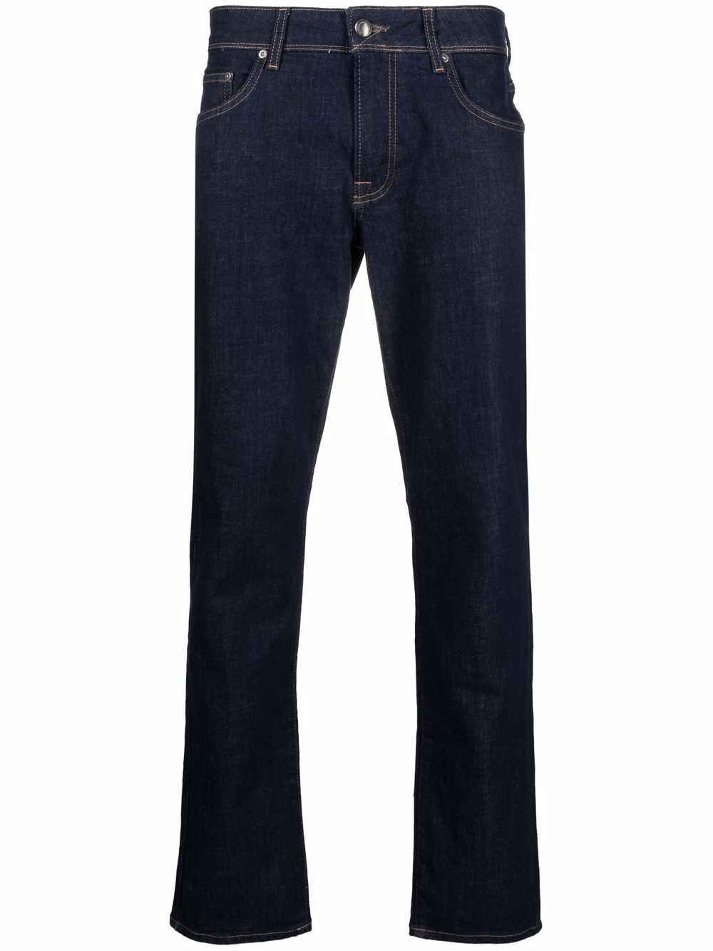 Mid-rise slim-fit jeans - Blue