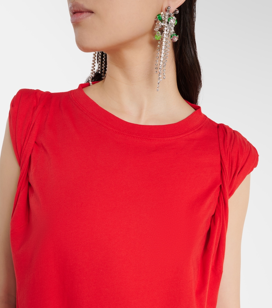 Cotton midi dress