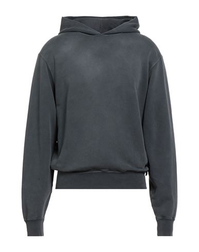 Man Sweatshirt Charcoal Size S Cotton, Elastane