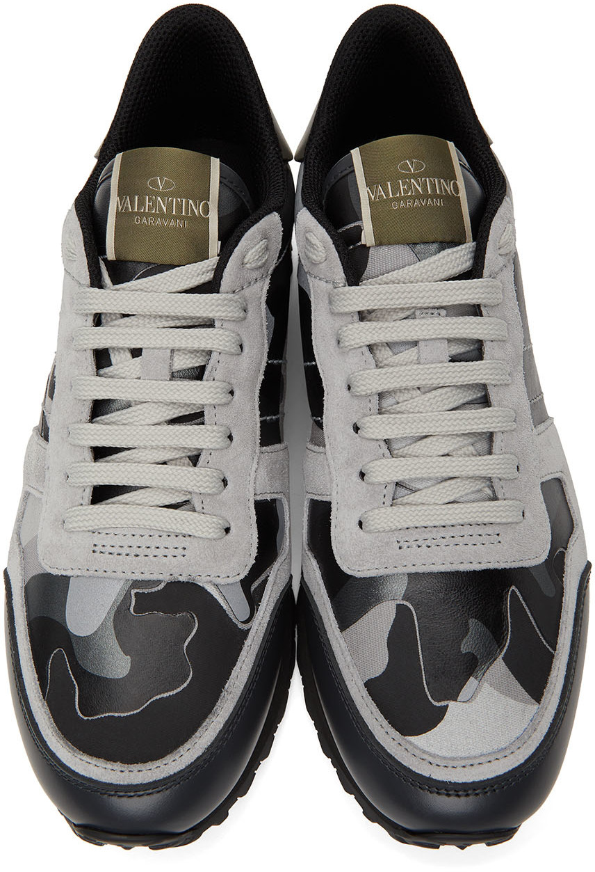 Camouflage Rockrunner low-top sneakers