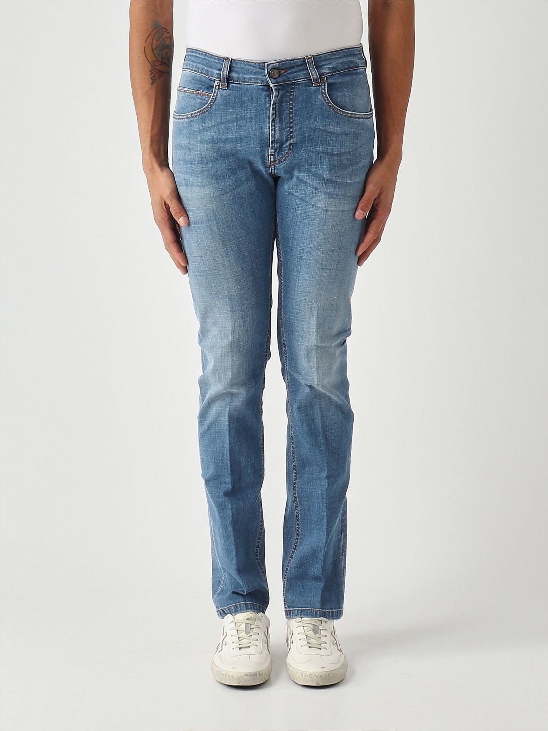 Jeans Men color Denim