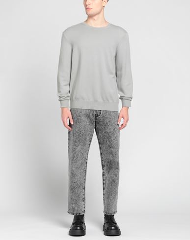 Per Anteprima Man Sweater Light grey Size 44 Virgin Wool