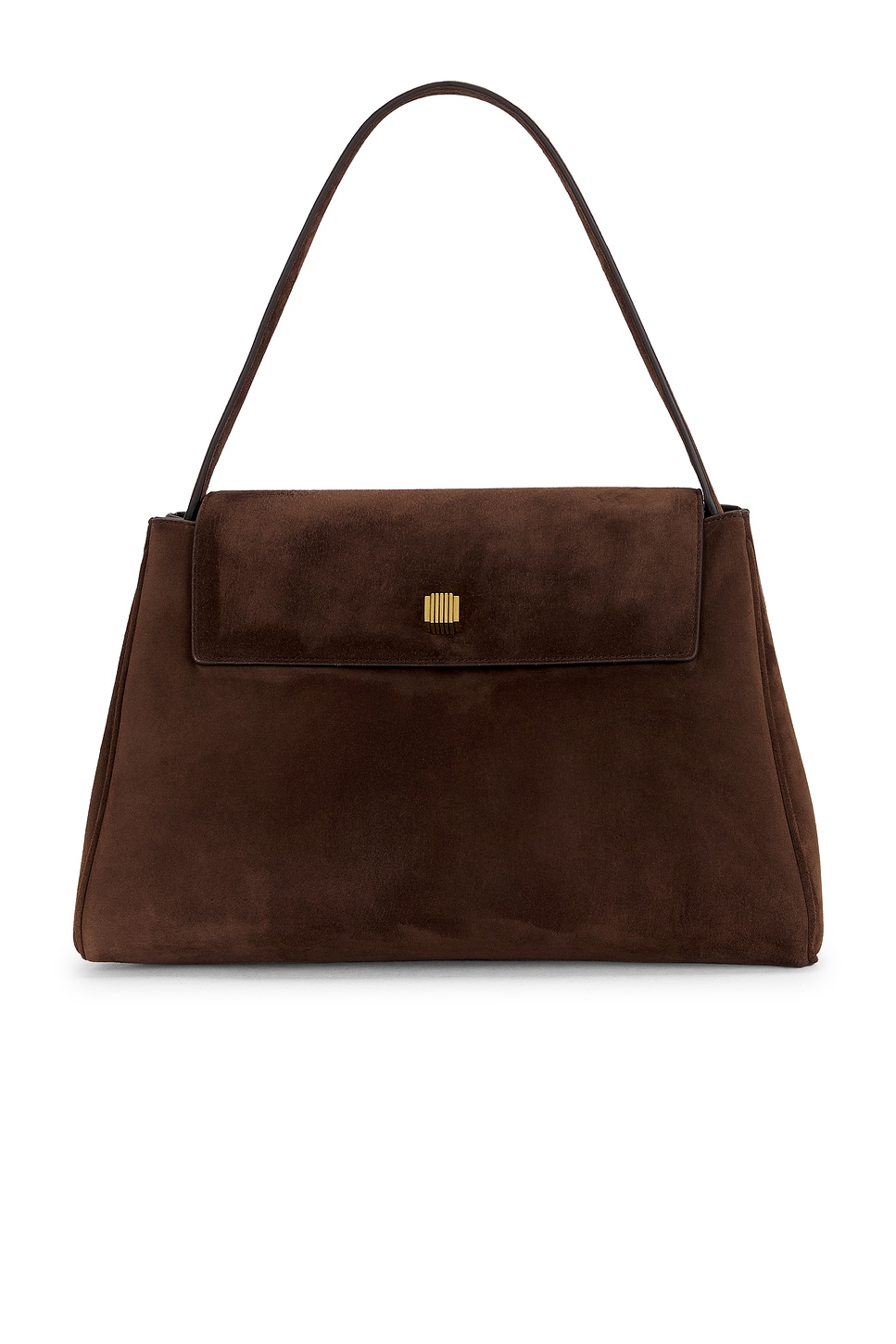 KHAITE Audrey Top Handle Bag in Brown