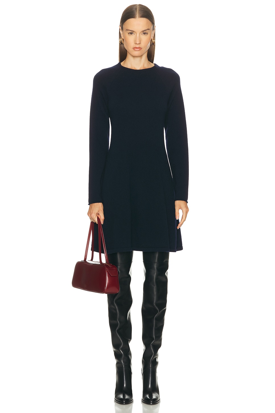 Lisa Yang Didih Dress in Navy