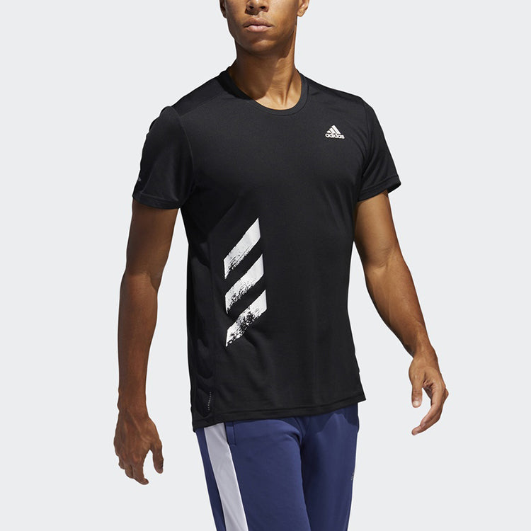 Run It Tee Pb Sports Short Sleeve Black