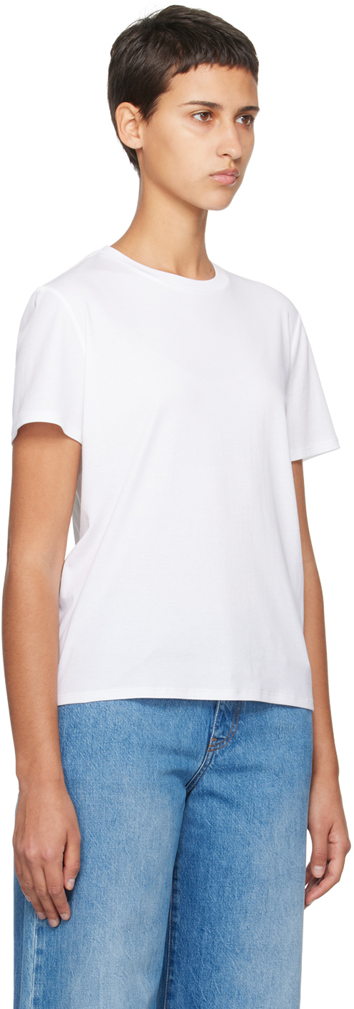 The Row White Wesler T-Shirt
