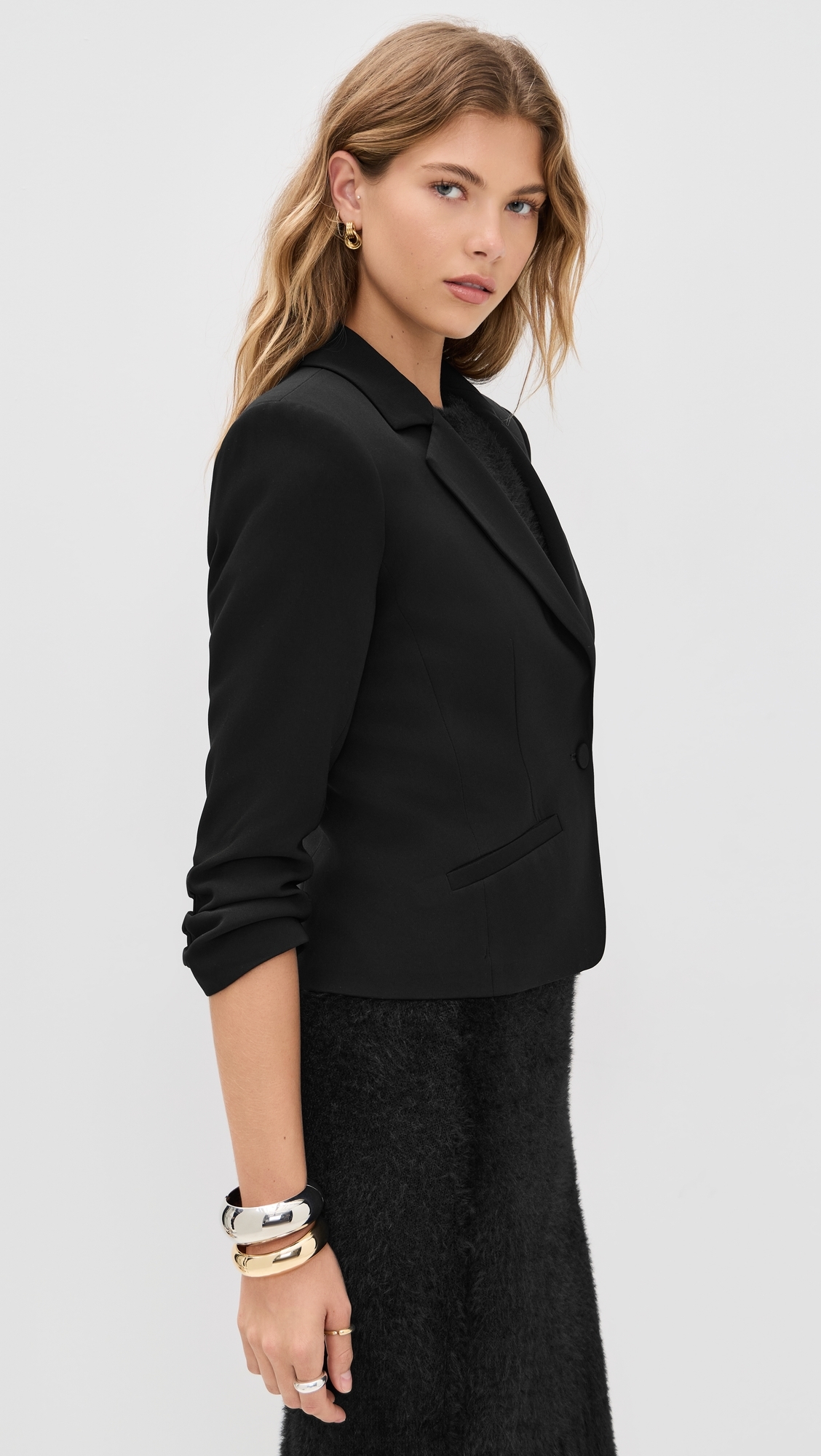 Le Petit Khloe Blazer Black