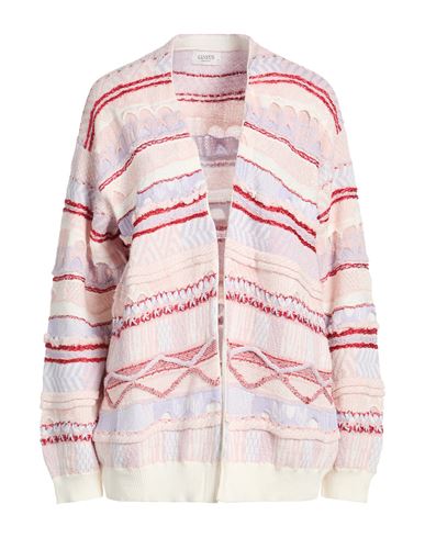 Woman Cardigan Pink Size 4 Cotton, Polyester, Polyamide