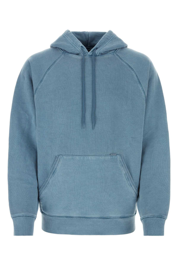 Taos cotton hoodie - Blue