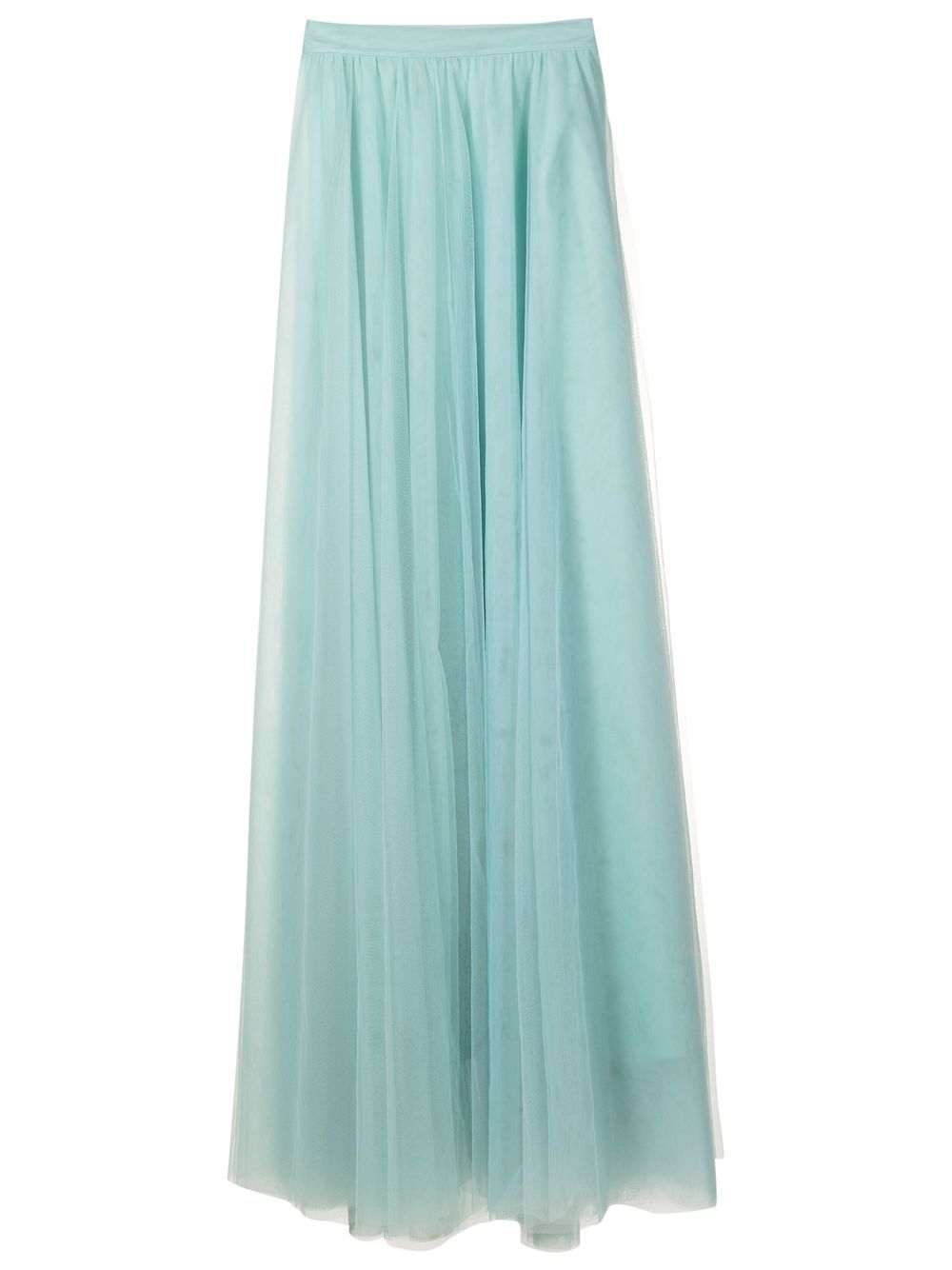 Tulle maxi skirt - Green