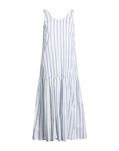 Woman Maxi dress Light blue Size 6 Cotton, Polyamide, Elastane