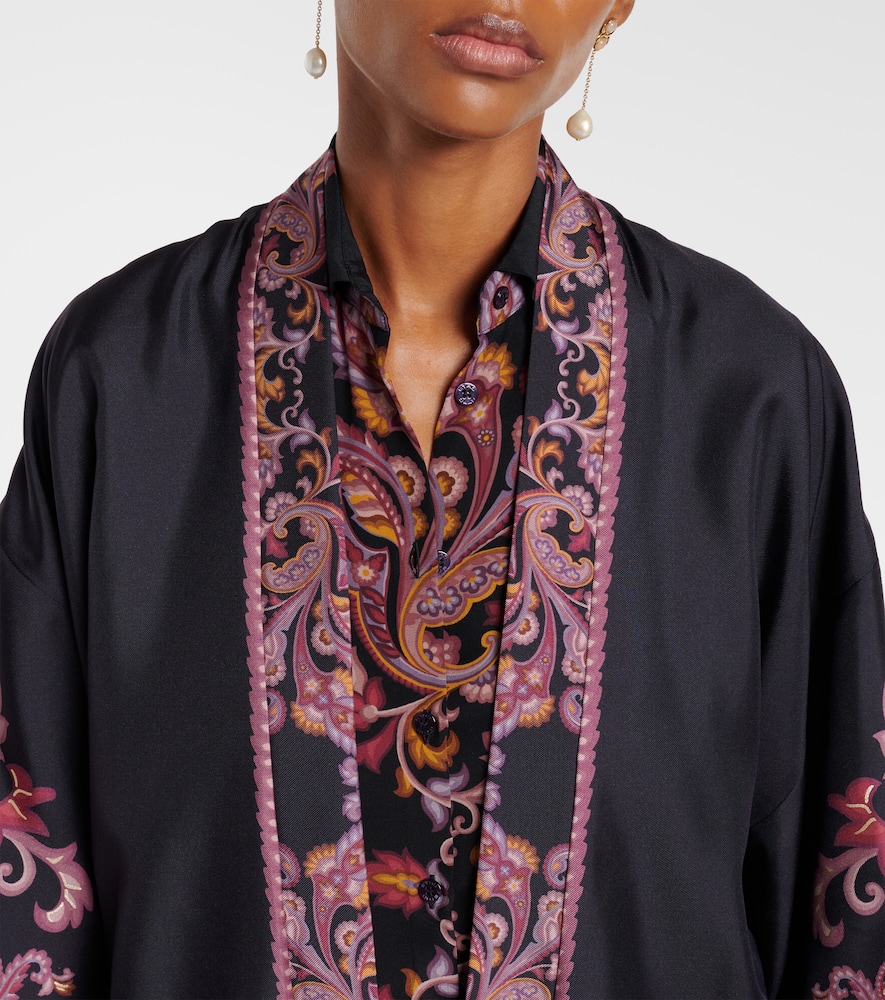 Paisley silk jacket