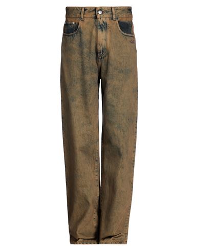 Man Jeans Brown Size 28 Cotton