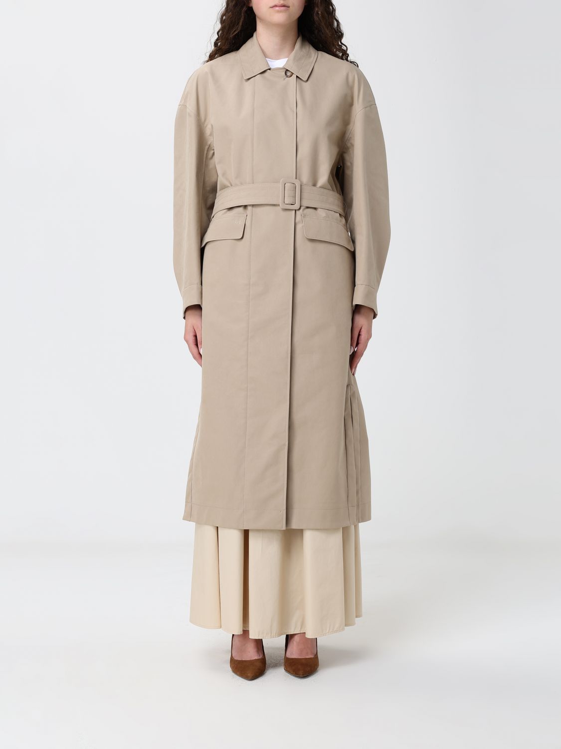 Coat Woman color Beige