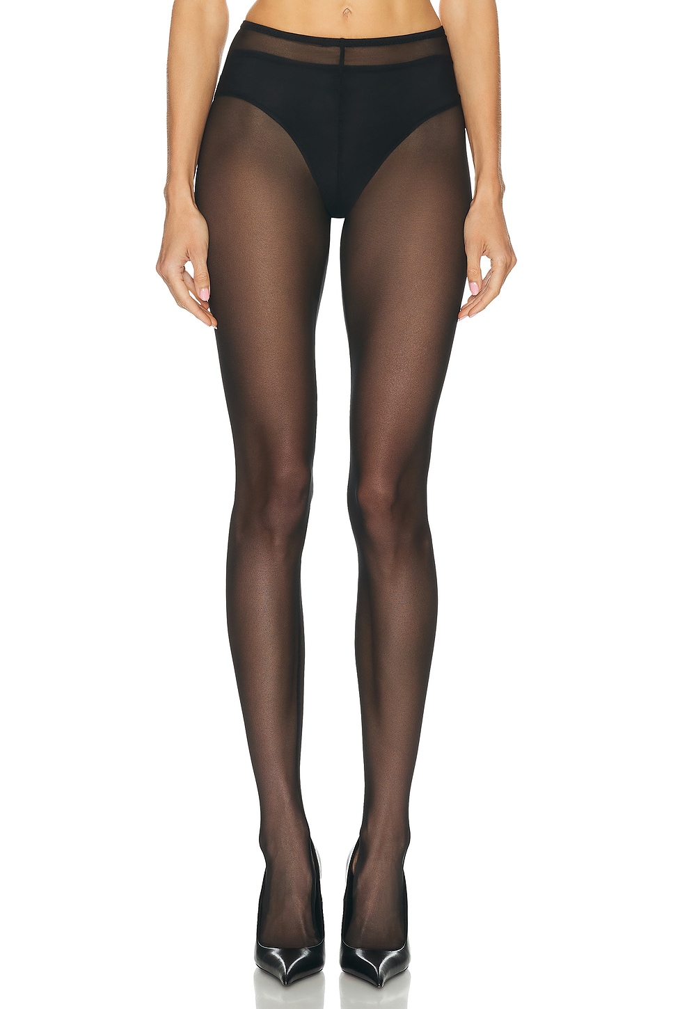 Norma Kamali Footie Legging in Black