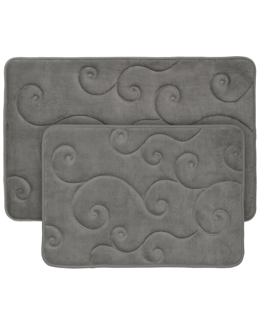 2P Memory Foam Bath Mat Set
