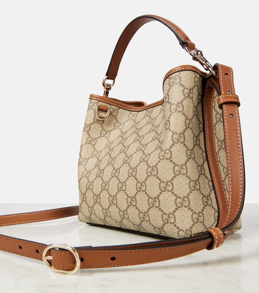Gucci GG Emblem Small bucket bag