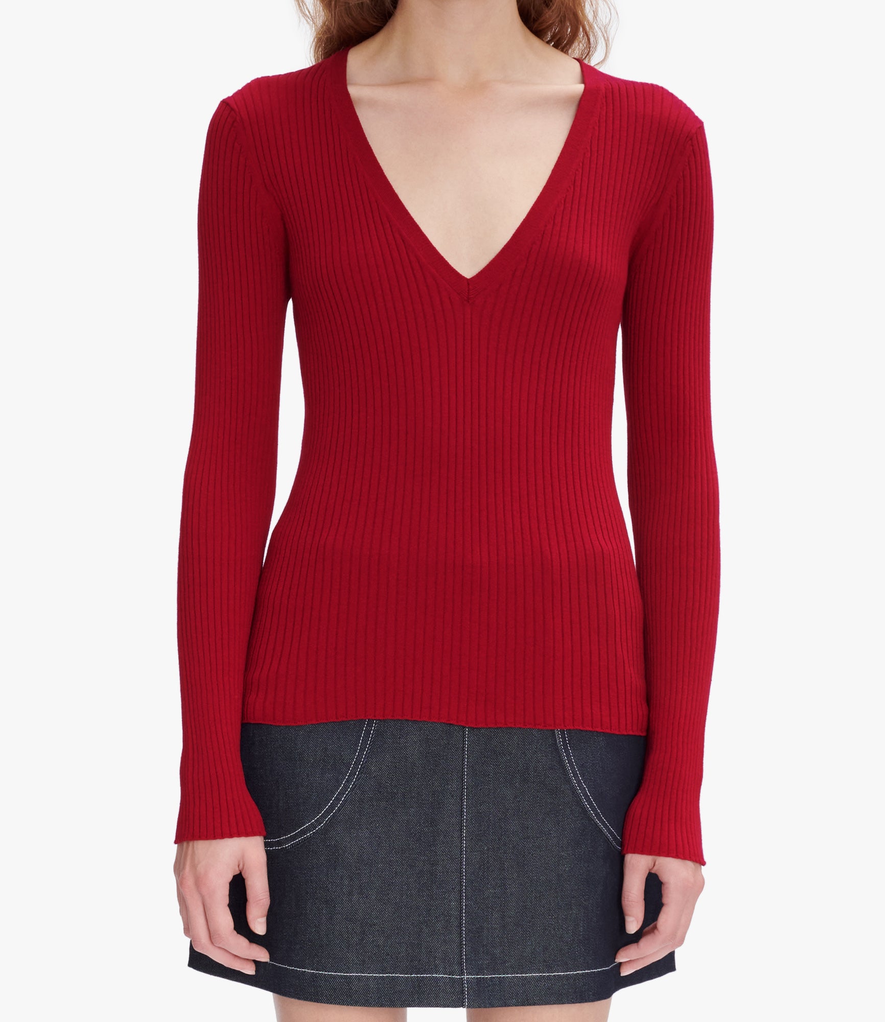 Camille sweater Raspberry