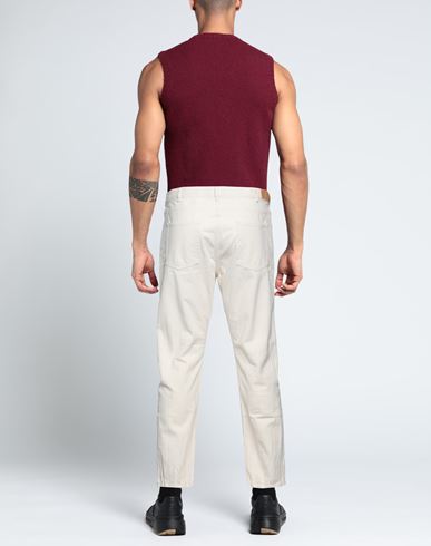 Man Jeans Cream Size 32 Cotton