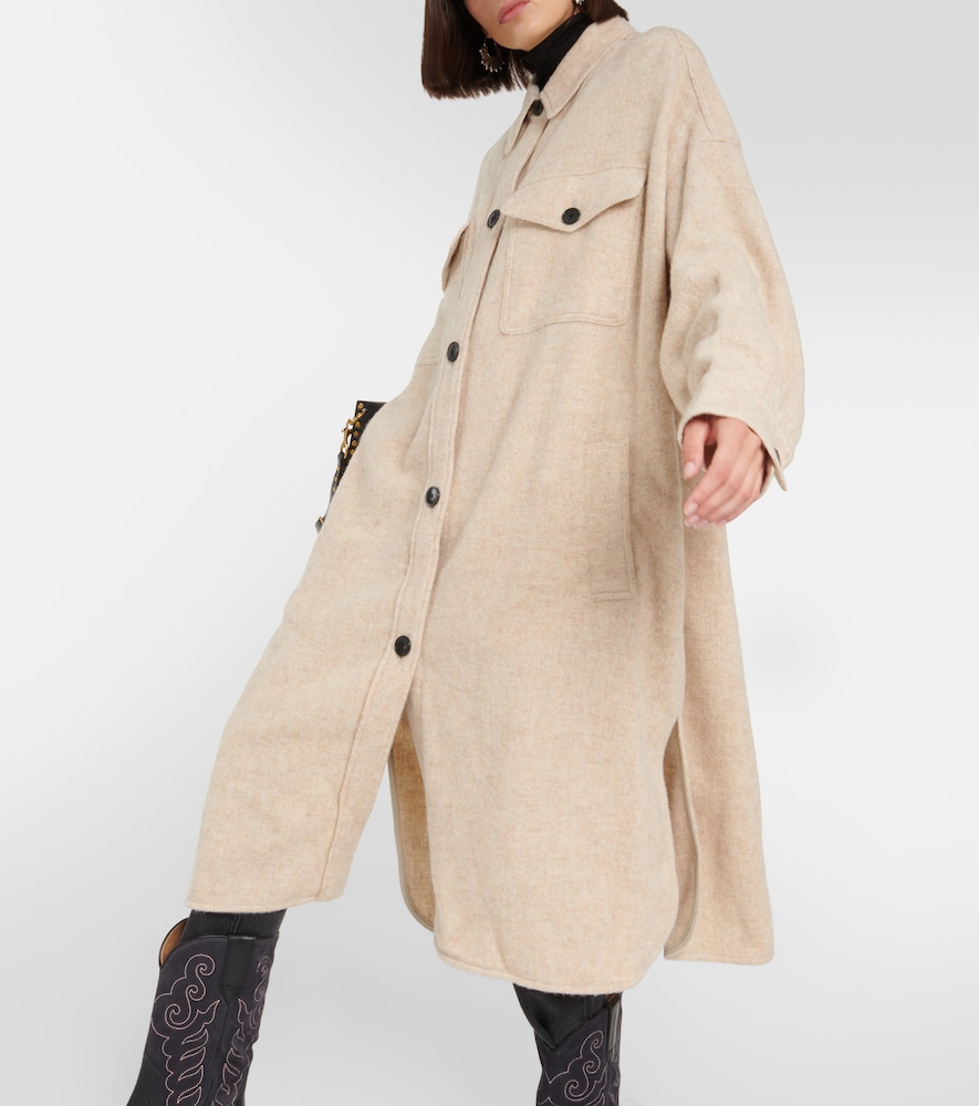 Fontia wool-blend coat