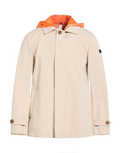 Man Jacket Beige Size 38 Cotton, Nylon, Elastane
