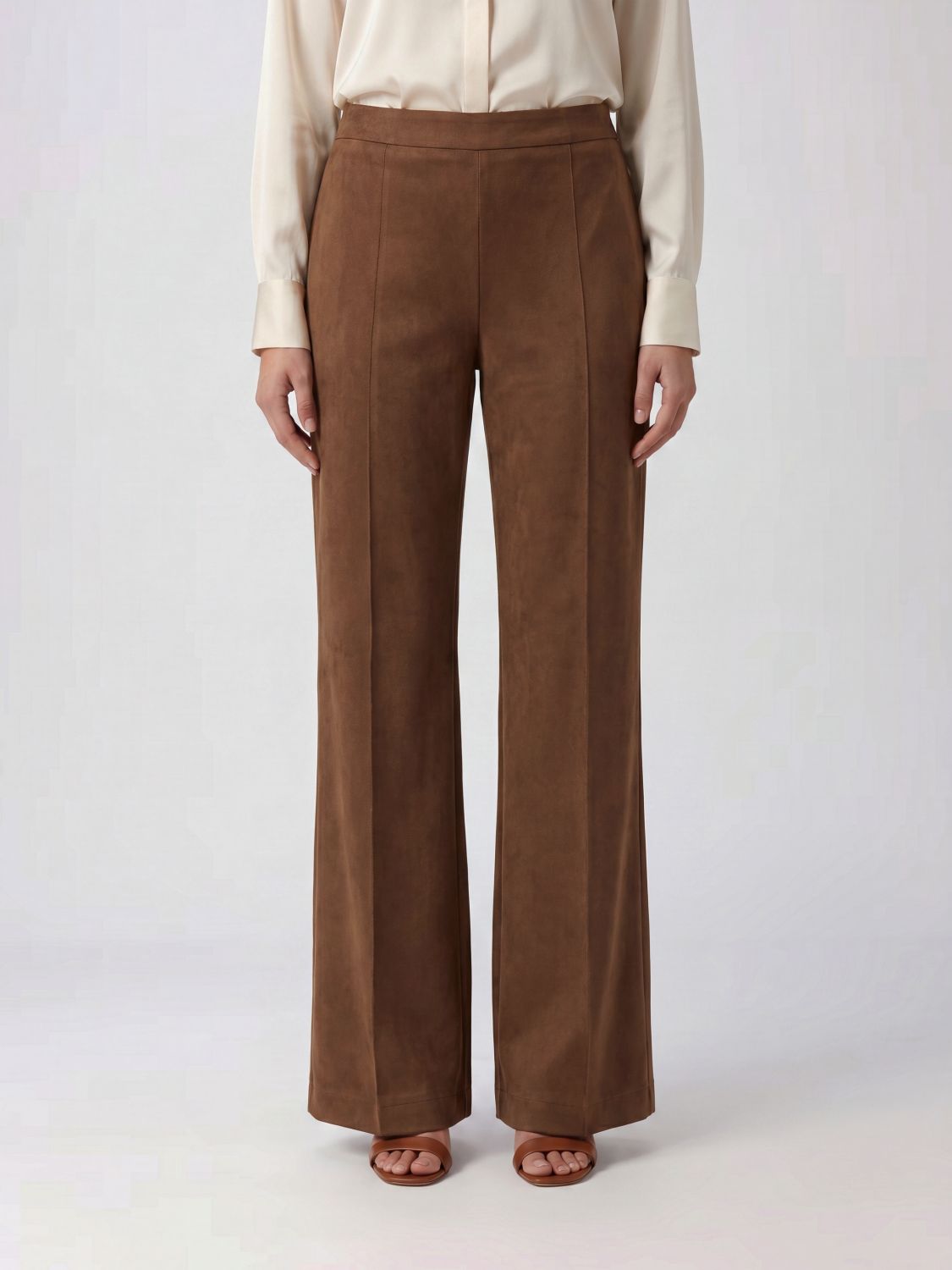 Pants Woman color Brown