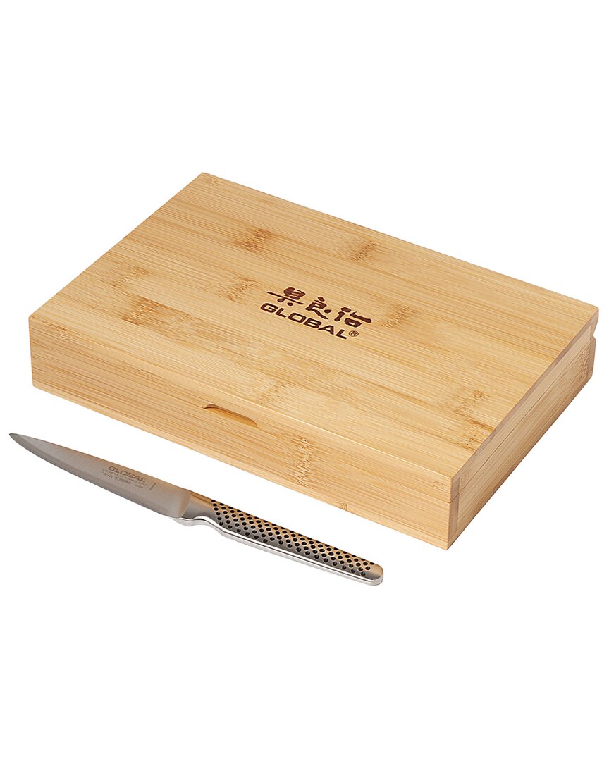 8Pc Steak Set With Bamboo Box