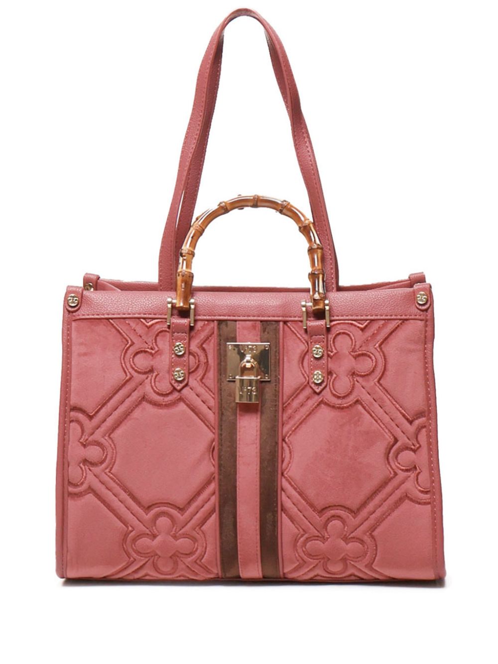 Iris tote bag - Brown